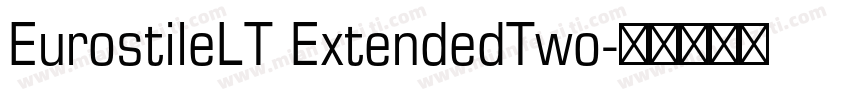 EurostileLT ExtendedTwo字体转换